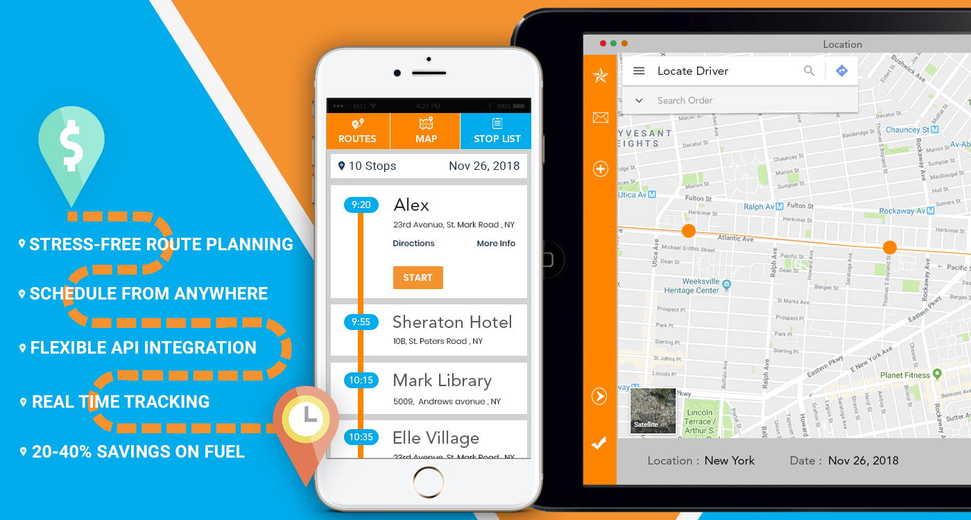 GPS Web Based Vehicle Route Scheduling Application - Suretek Infosoft